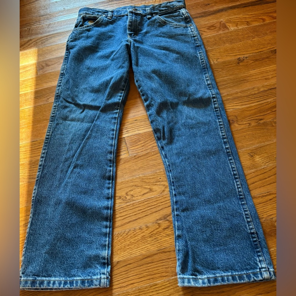 Wrangler Jeans (1013BGSHD), Adjustable Waist, kid’s Size 12 Husky, EUC